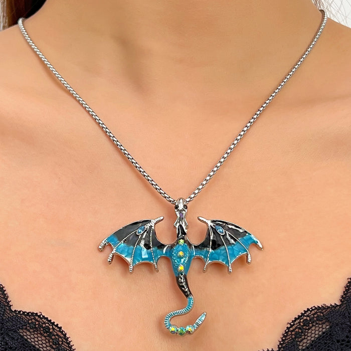 Wholesale Retro Dragon Dripping Oil Enamel Brooch Accessory Gift
