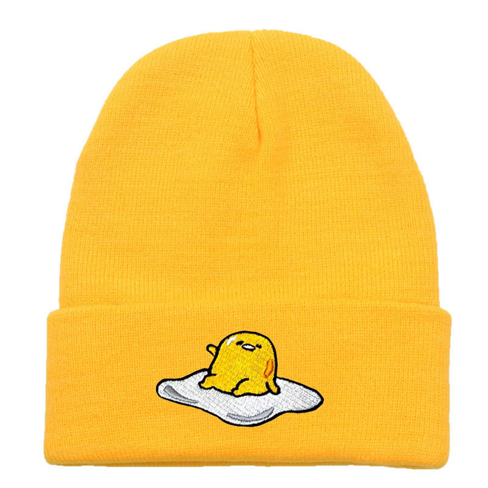 Wholesale Cartoon Embroidery Winter Warm Woolen Hat JDC-FH-PeiN001