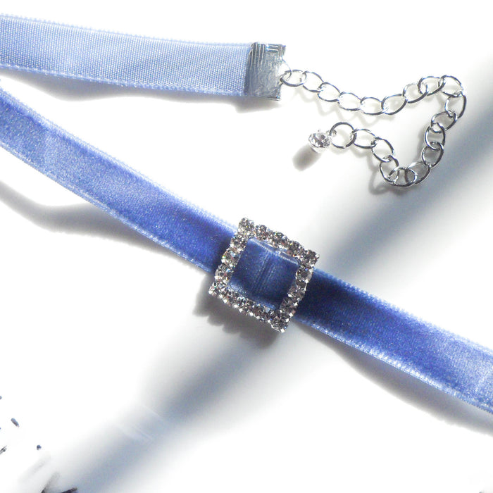 Wholesale Small niche design accessories temperament lace velvet wave girl necklace collarbone chain necklace for women