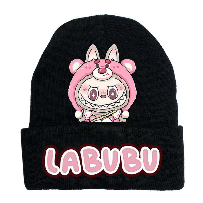Wholesale Anime cartoon woolen hat knitted hat pullover outdoor warm