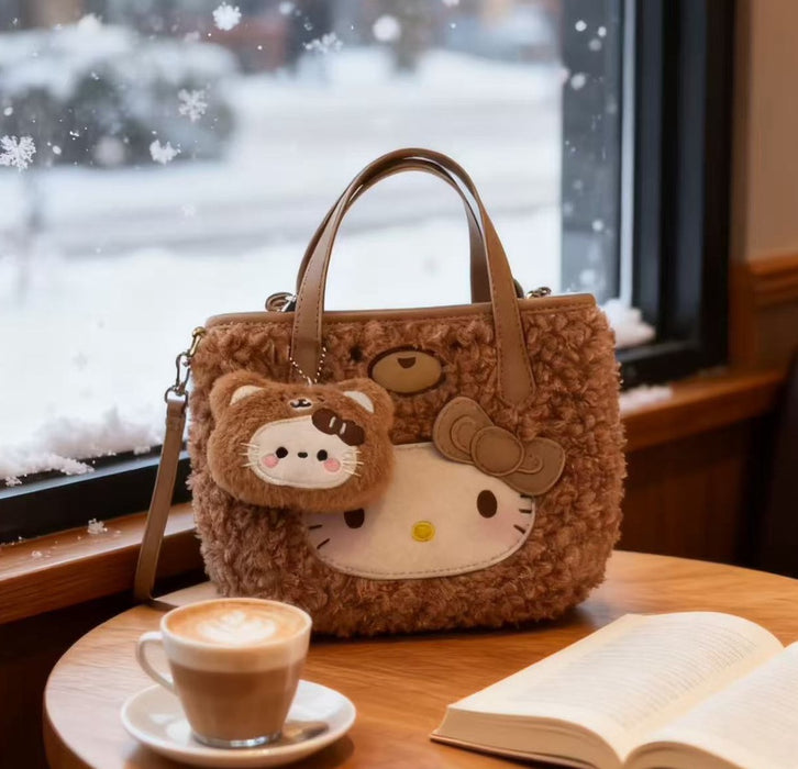 Wholesale Cute cartoon curly-haired dog design shoulder bag