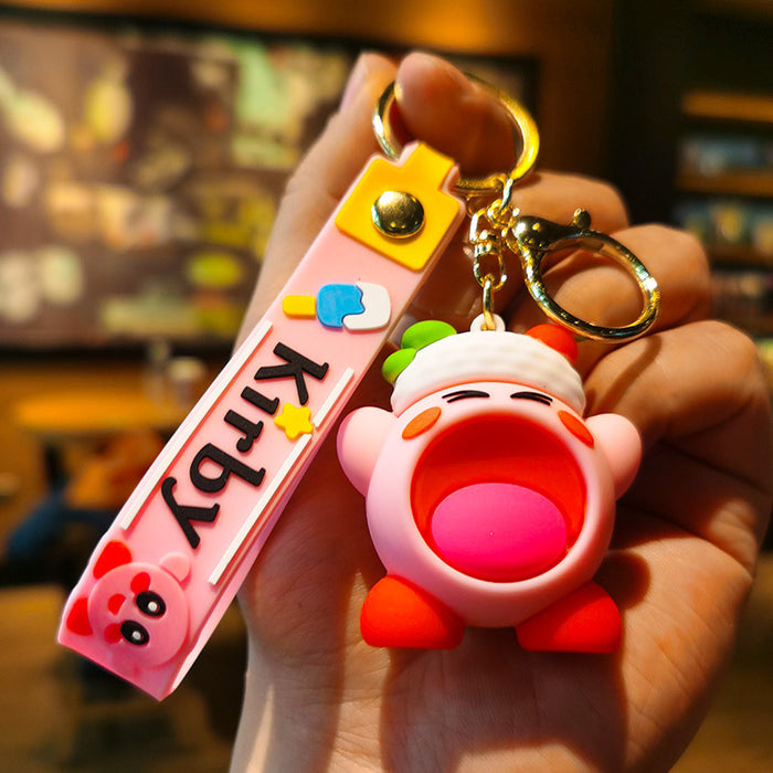 Wholesale Cartoon Doll Silicone Keychain JDC-KC-Tingm270