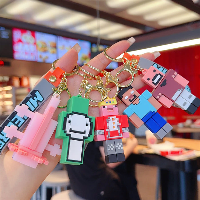 Wholesale Cartoon game keychain