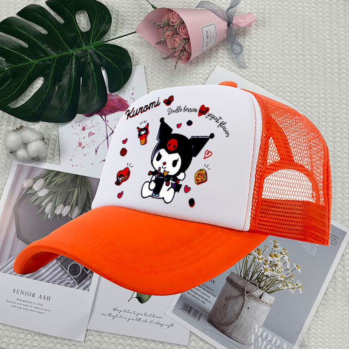 Wholesale Summer Mesh Cartoon Children's Cotton Polyester Baseball Cap JDC-FH-QiYao002