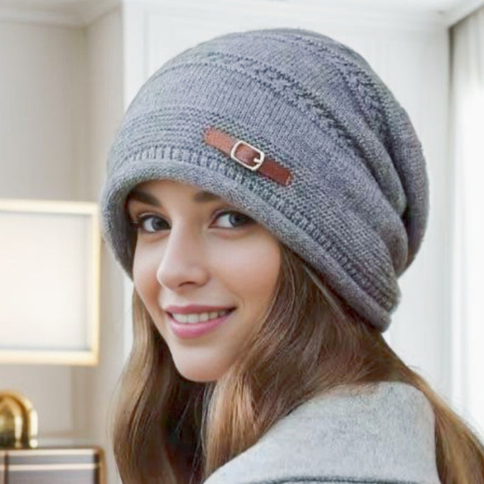 Wholesale Autumn and Winter Knitted Plush Hats for Women JDC-HT-PX011