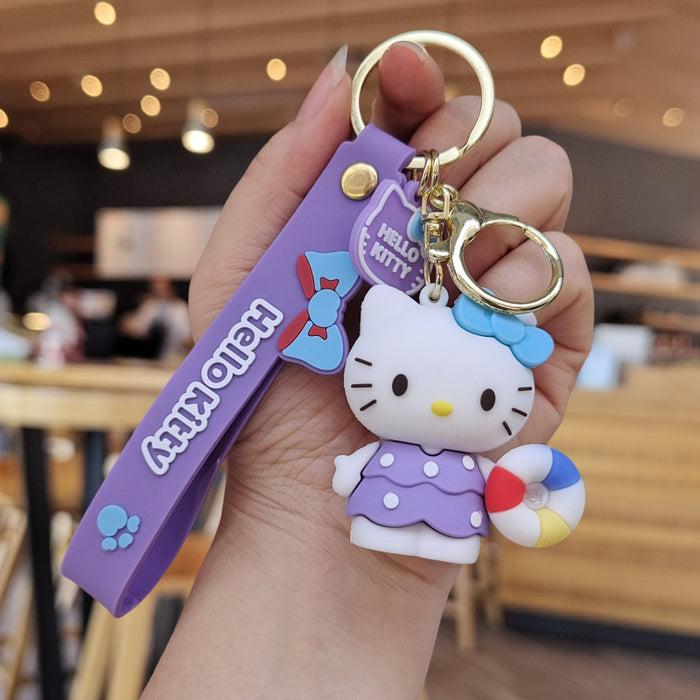 Wholesale Cartoon Silicone Doll Keychain JDC-KC-ZhuoRan031