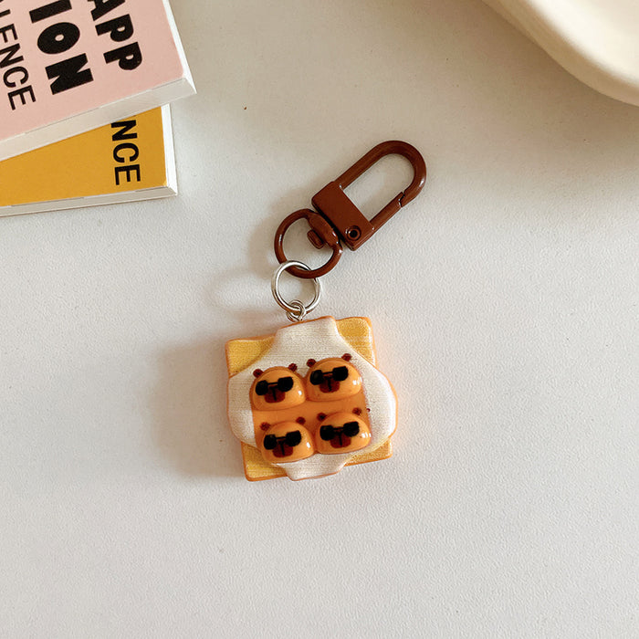 Wholesale Personalized and creative keychain pendant cartoon student backpack hanging accessory with accessories