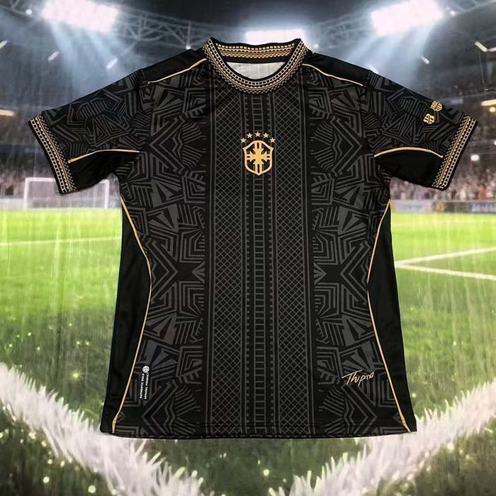 Wholesale World Cup Polyester Brazil Soccer Team Short Sleeve T-Shirt for Men Summer Casual