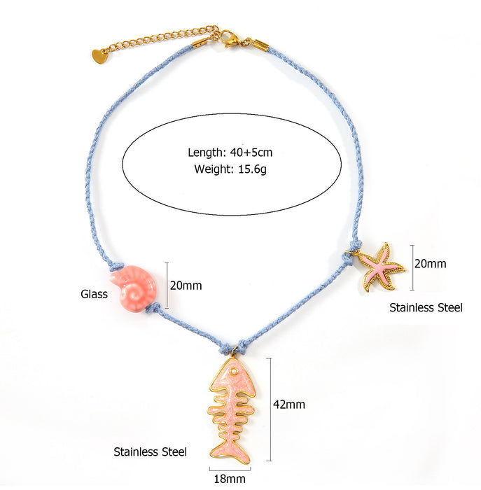 Wholesale Original design, fashionable and personalized stainless steel necklace with pendant accessories