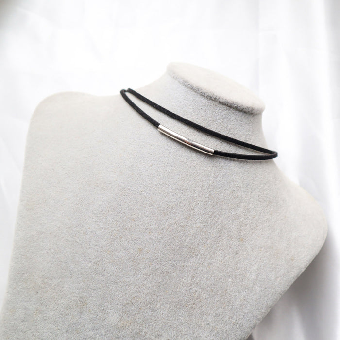 Wholesale Clavicle chain, double-layer collar, stacked, simple and niche design necklace