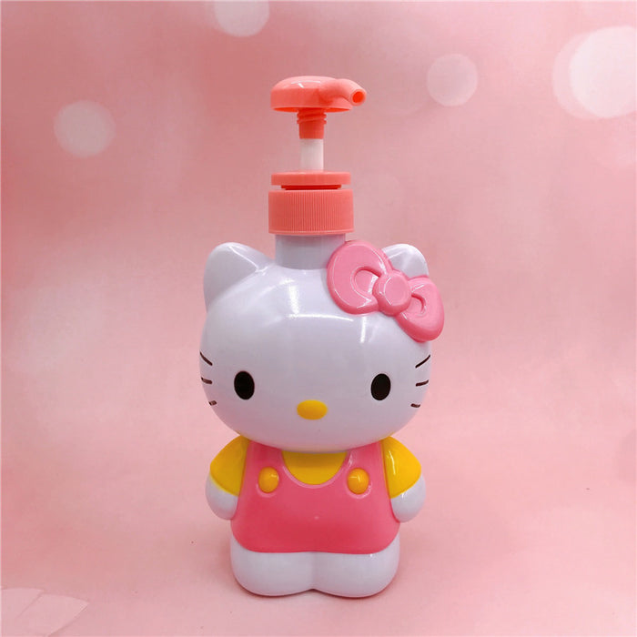 Wholesale 3D Cat Push-type Plastic Bath Bottle Storage Bottle JDC-SB-YaLL001