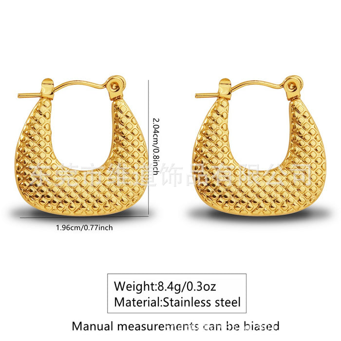 Wholesale Stainless Steel Geometric Earrings Earrings