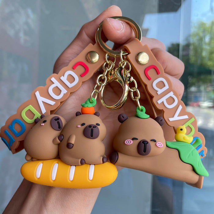 Wholesale Cute keychain, 3D doll, bag, pendant, couple's small gift, claw machine, small gift