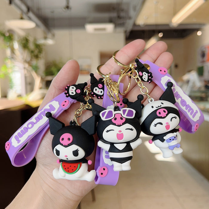 Wholesale Silicone Cartoon Doll Keychains (S) JDC-KC-WC015