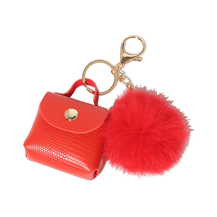 Wholesale Hair Ball Keychain Bag Accessories Mini Luggage Pendant Backpack Accessories JDC-KC-JF001