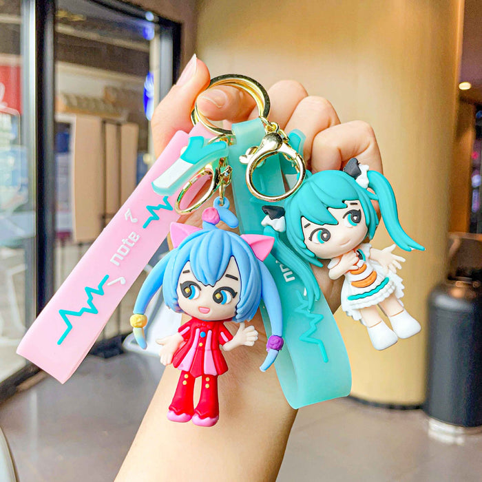 Wholesale PVC Cartoon Doll Keychain JDC-KC-LeZi030