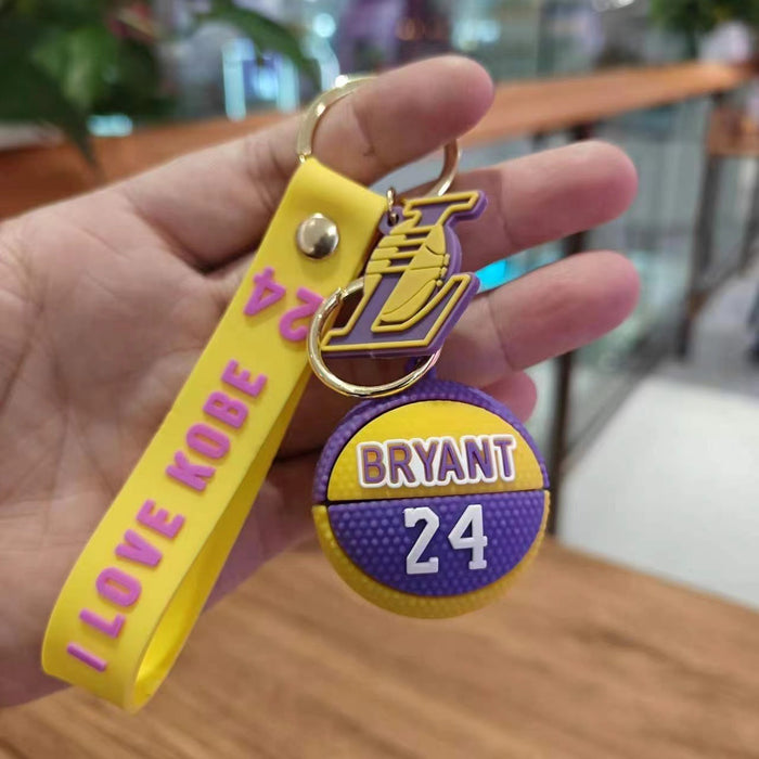 Wholesale 3D silicone basketball shoe keychains