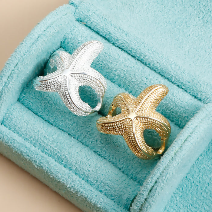 Wholesale Vacation Ocean Style Starfish Ring