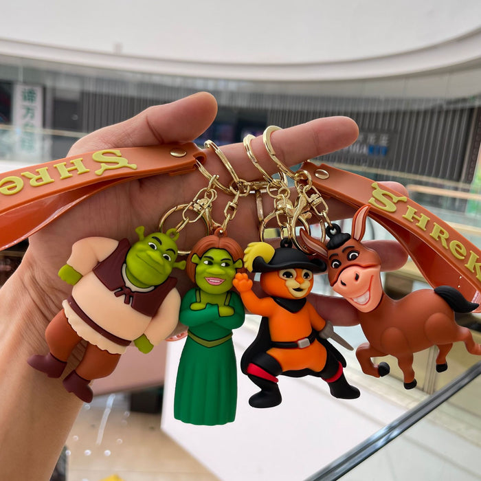 Wholesale Keychain Cartoon Doll Bag Pendant Car Keychain Grab