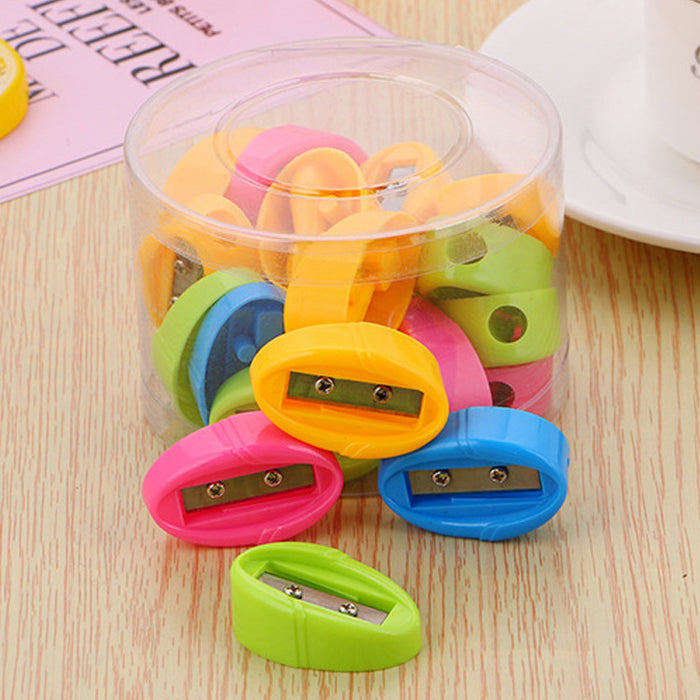 Wholesale Plastic Candy Color Small Pencil Sharpener JDC-PS-Liuj001