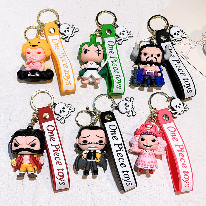 Wholesale Cartoon Silicone Doll Keychain JDC-KC-QiChao047