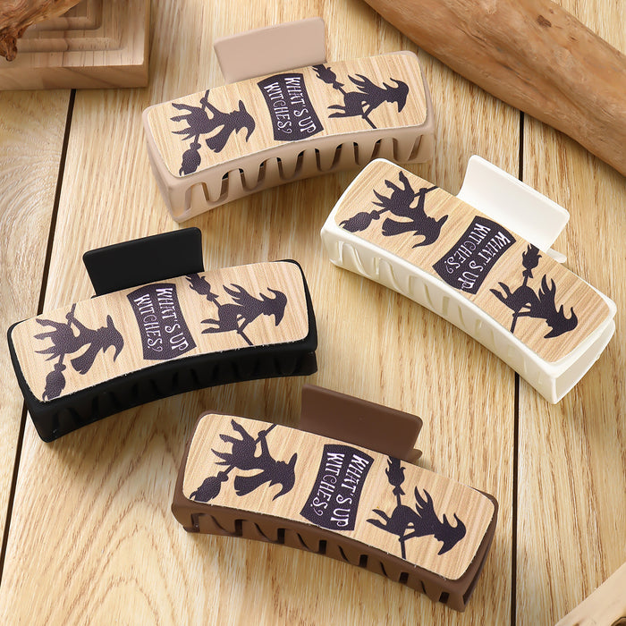 Wholesale Fashionable multi-color large square Hair Clips