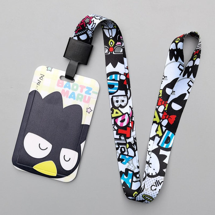 Wholesale Trendy Plastic Cartoon Card Holder With Lanyard Student ID Badge Gift