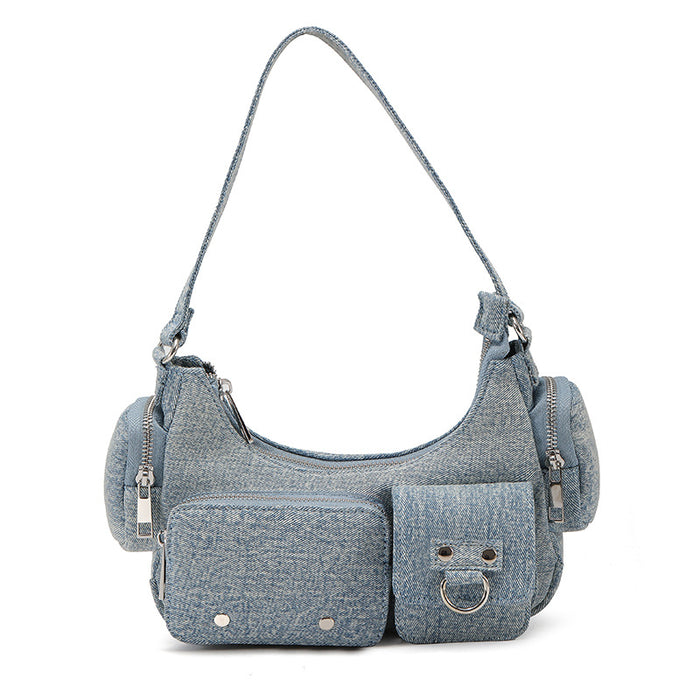 Wholesale Denim Shoulder Underarm Bag JDC-SD-JuLiP002