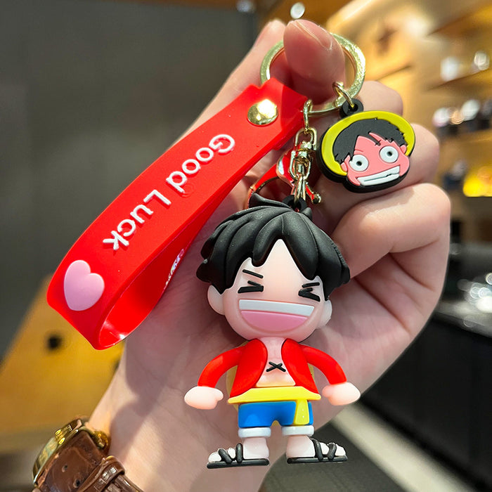 Wholesale Creative Cartoon Silicone Keychains JDC-KC-JinB004