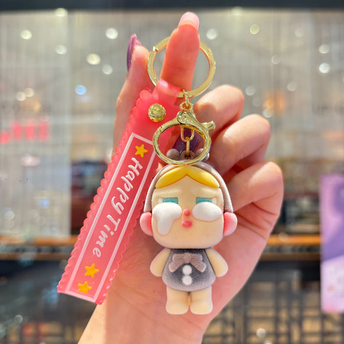 Wholesale Trendy Gray  Doll PVC Keychain Bag Charm Party Gift