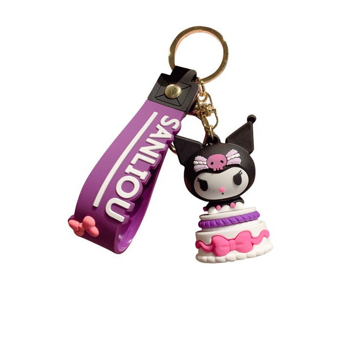 Wholesale Cartoon Doll Silicone Keychain JDC-KC-JuJi005