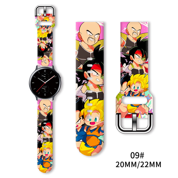 Wholesale Printed Tpu Watch Strap Wrist Strap JDC-WD-NuoQi070