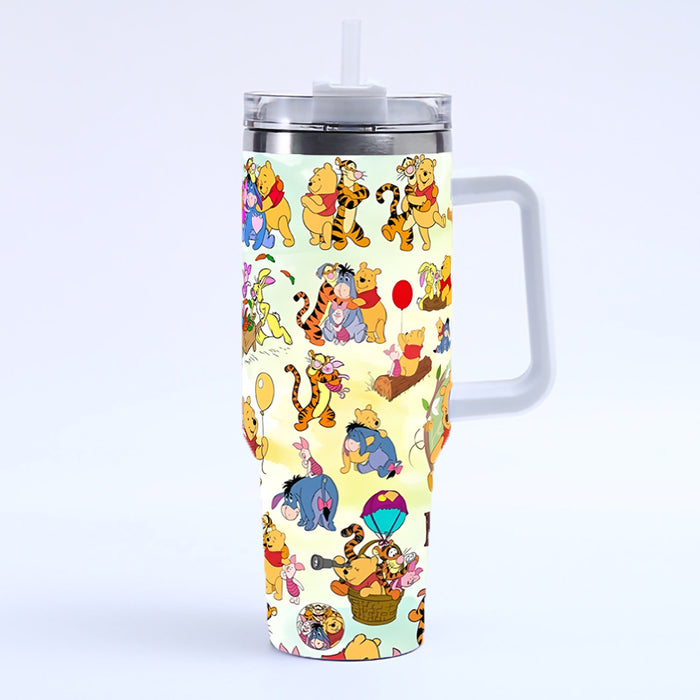 Wholesale Tumbler 3D printed cartoon pattern 40OZ stainless steel Ice Bullies Cup