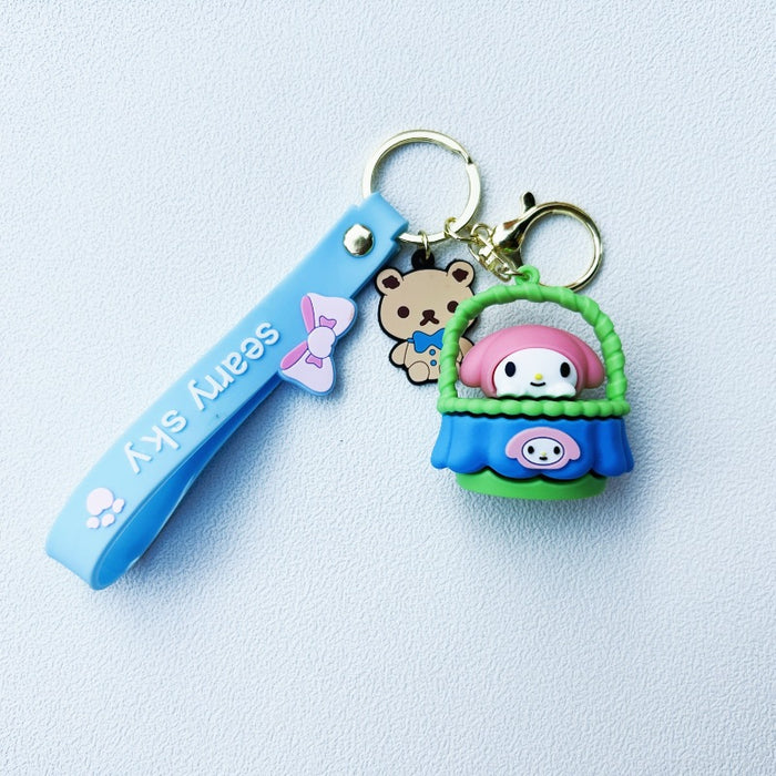 Wholesale PVC cartoon doll Keychain JDC-KC-WuYi093