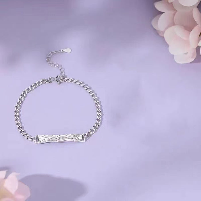 Wholesale New light luxury niche high-end zircon flower bracelet