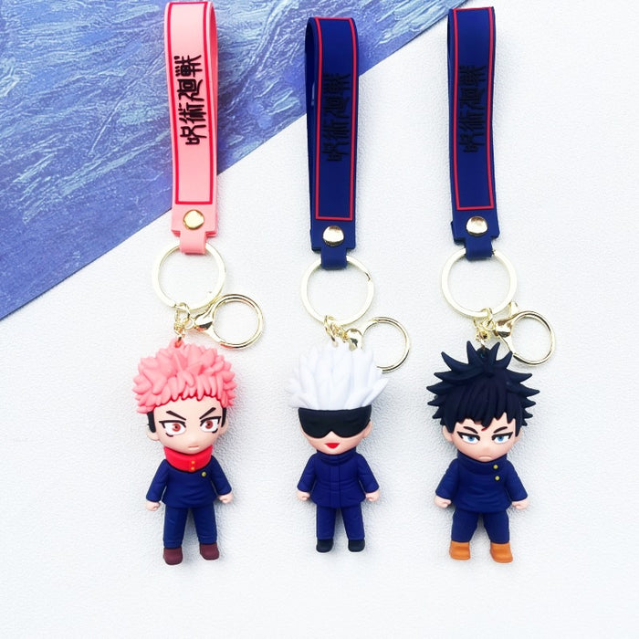 Wholesale PVC Cartoon Doll Keychain JDC-KC-WuYi020