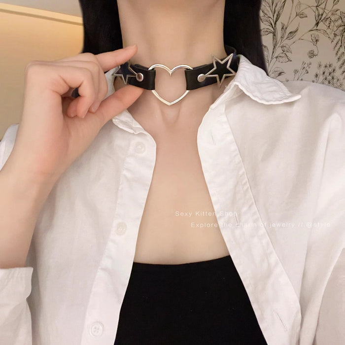 Wholesale Five-Pointed Star Collar Necklace Clavicle Chain