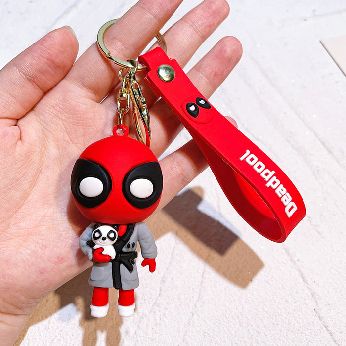 Wholesale Cartoon Silicone Doll Keychain JDC-KC-QiChao057