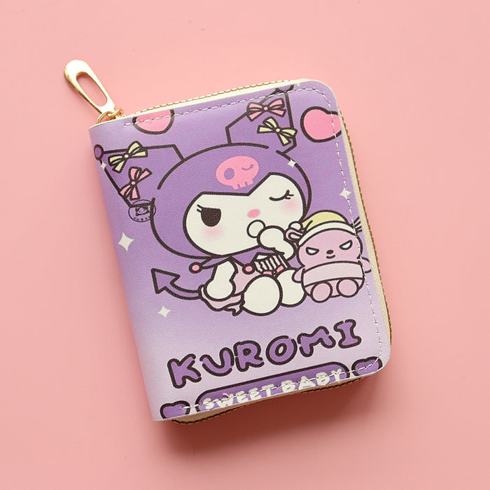 Wholesale PU Cartoon Printing Zipper Coin Purse JDC-WT-Jumei003