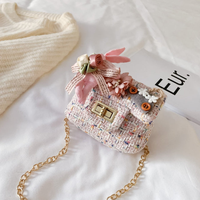 Wholesale PU Cartoon Flower Shoulder Bag JDC-SD-GM003