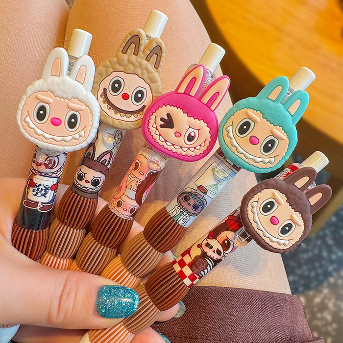 Wholesale Cute little rabbit press pen ins cute girl heart gel pen