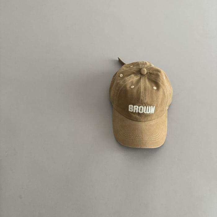 Wholesale Cute Bear Print Kids Baseball Cap Korean Retro Fashion Sun Hat For Boys Girls Outdoor Casual Adjustable Cap