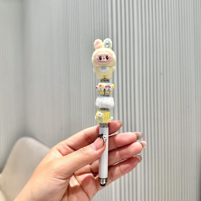 Wholesale DIY Cute Beaded Pen for Mobile Phones and Tablets Touch Screen Gel Ballpoint Pen