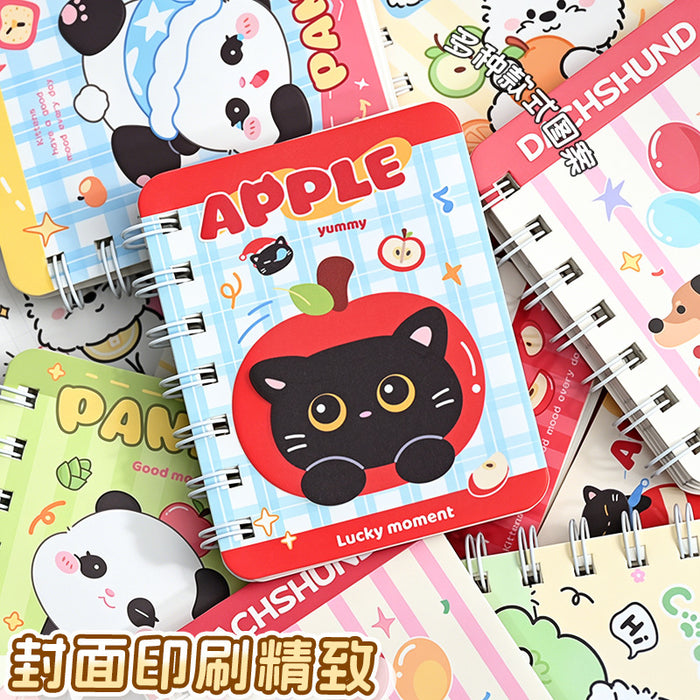 Wholesale Cartoon A7 Coil Notebook for Kids School Stationery Reward Class Activity Gift MOQ≥2