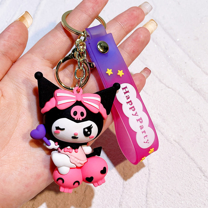 Wholesale Halloween Cartoon Silicone Doll Keychain JDC-KC-QiChao055