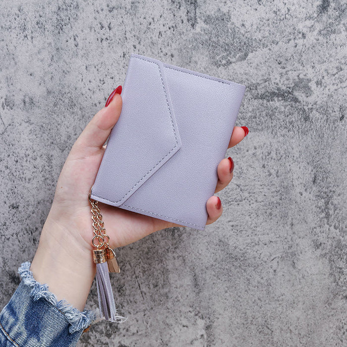 Wholesale PU Tassel Wallet with Chinese Vintage Design Stylish Daily Coin Purse MOQ≥3