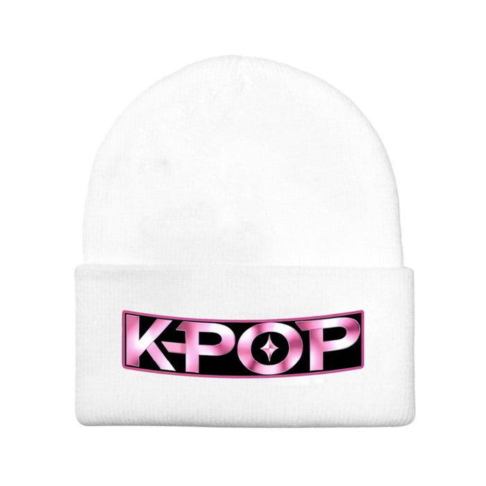 Wholesale Kpop style cartoon knitted hat beanie outdoor warm hat