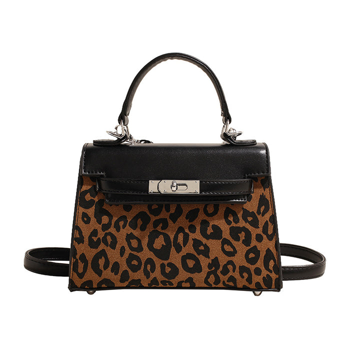 Wholesale Retro leopard print cross-body shoulder bag