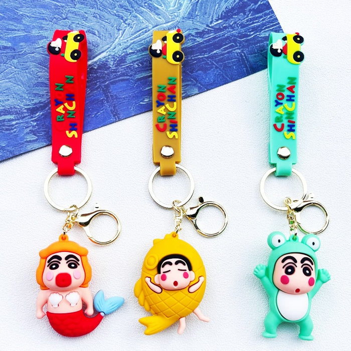 Wholesale PVC Cute Cartoon Doll Keychain JDC-KC-WuYi070