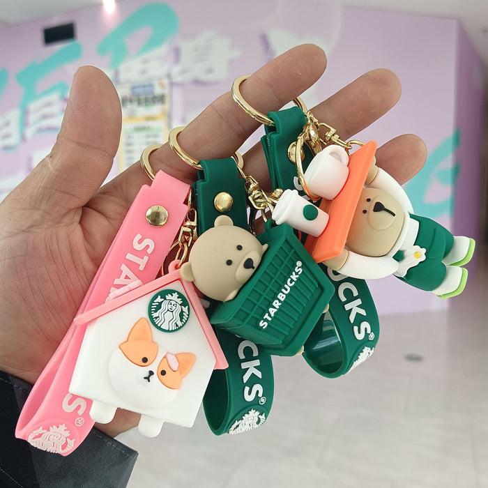 Wholesale Creative Cartoon PVC Keychain JDC-KC-YChaang018